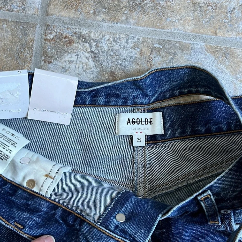 AGolde Broken Waistband Jeans Size 29 NWT - Picture 10 of 16